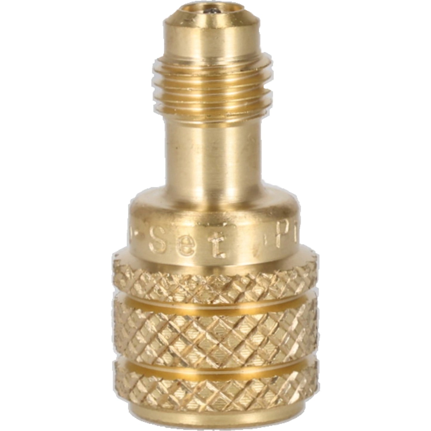Rheem AD44LH Hose Adapter for A2L Refrigerant Tanks - 1/4 in. Left-Handed