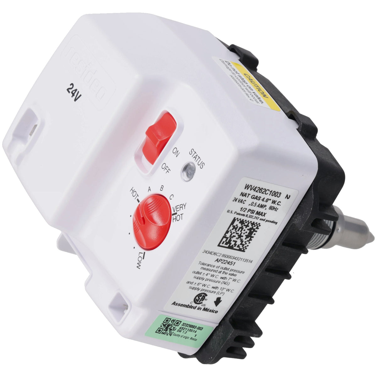 Rheem AP22451 Gas Control - Nat - 24VAC - Resideo