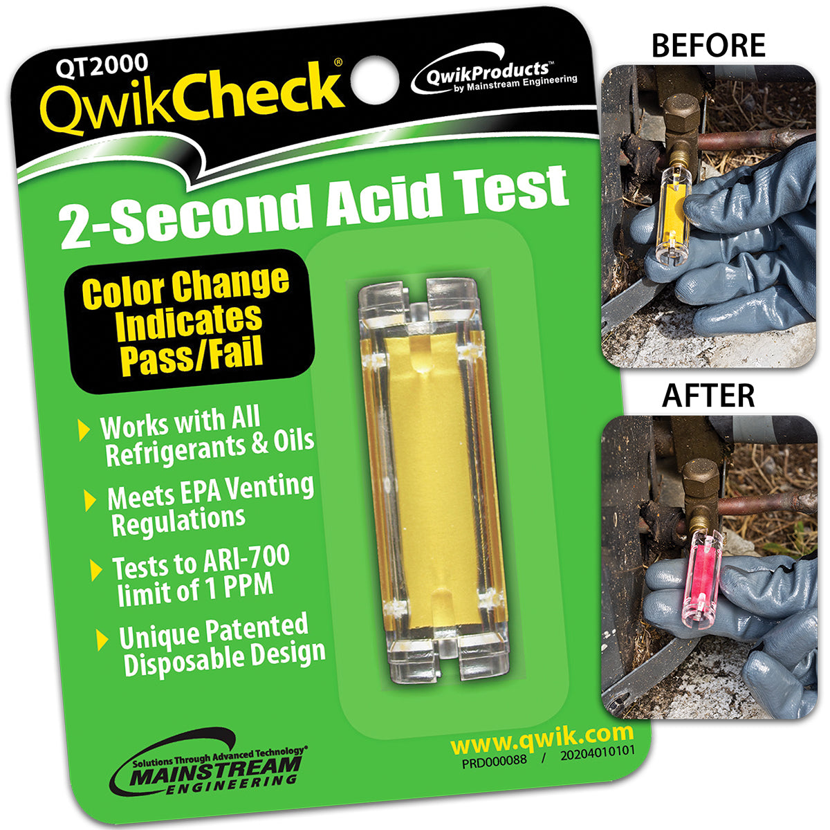 Rheem QT2000 Qwikcheck Acid Test Kit