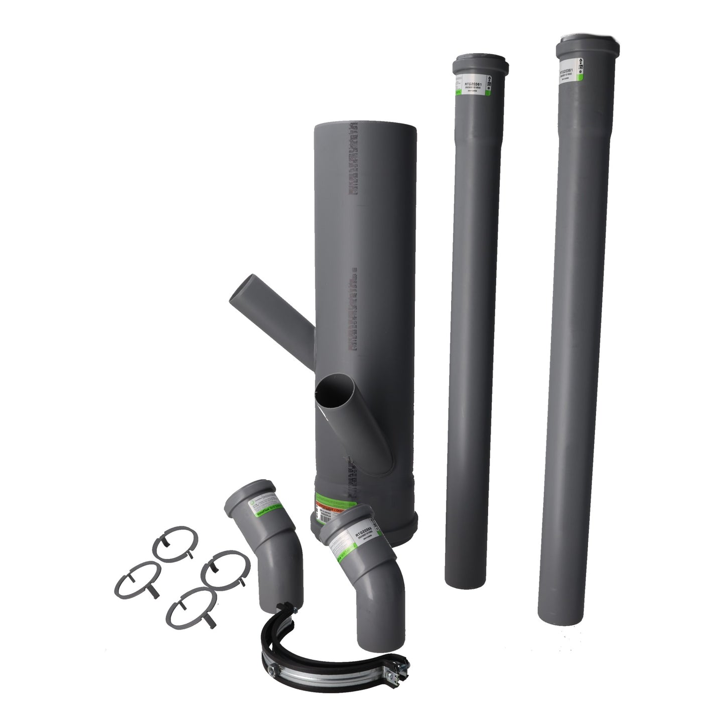 Rheem RTG20352A 6" Back to Back Extension Exhaust Kit