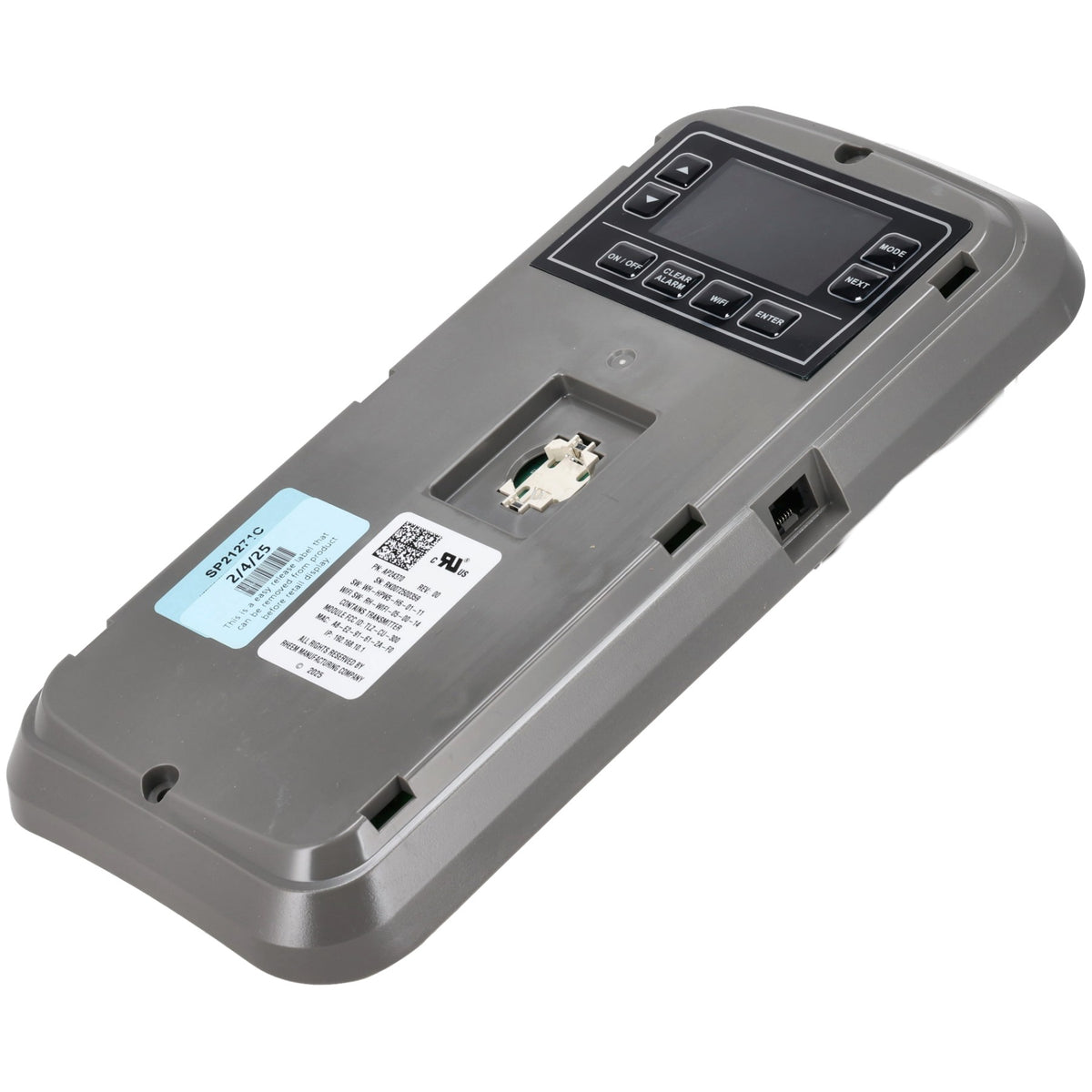 Rheem SP21271C Display Control Replacement Kit for Hpwh Gen 5 (65 Gal 240V Elements and Compressor)