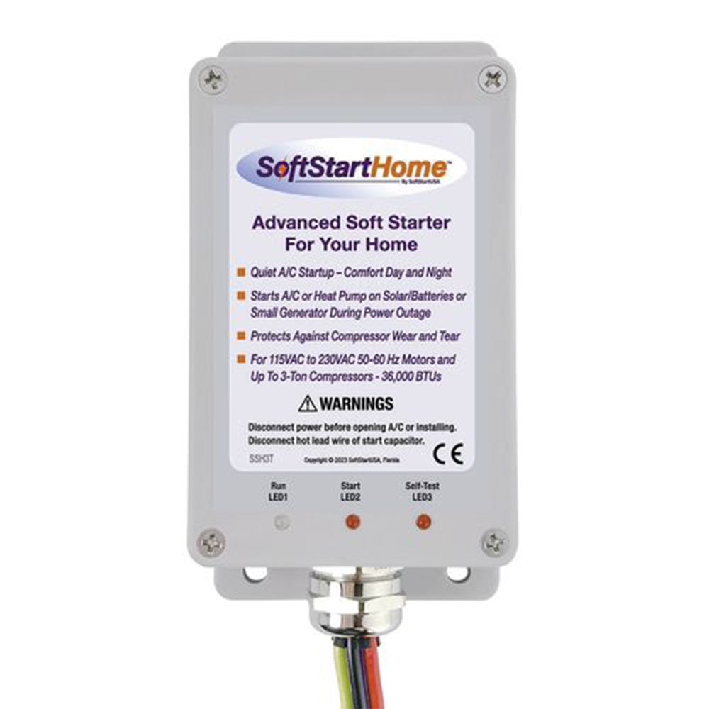 Rheem SSH3T Softstarthome Soft Start for Systems Up to 3 Tons (36,000 Btu)