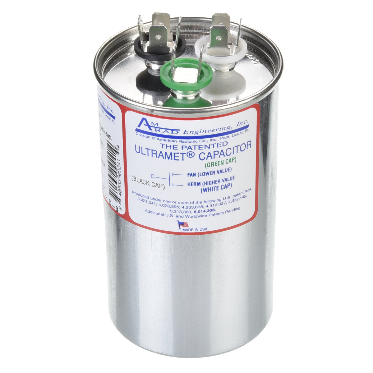 Rheem USA2237 Capacitor (Amrad) - 50/5/440 Dual Round