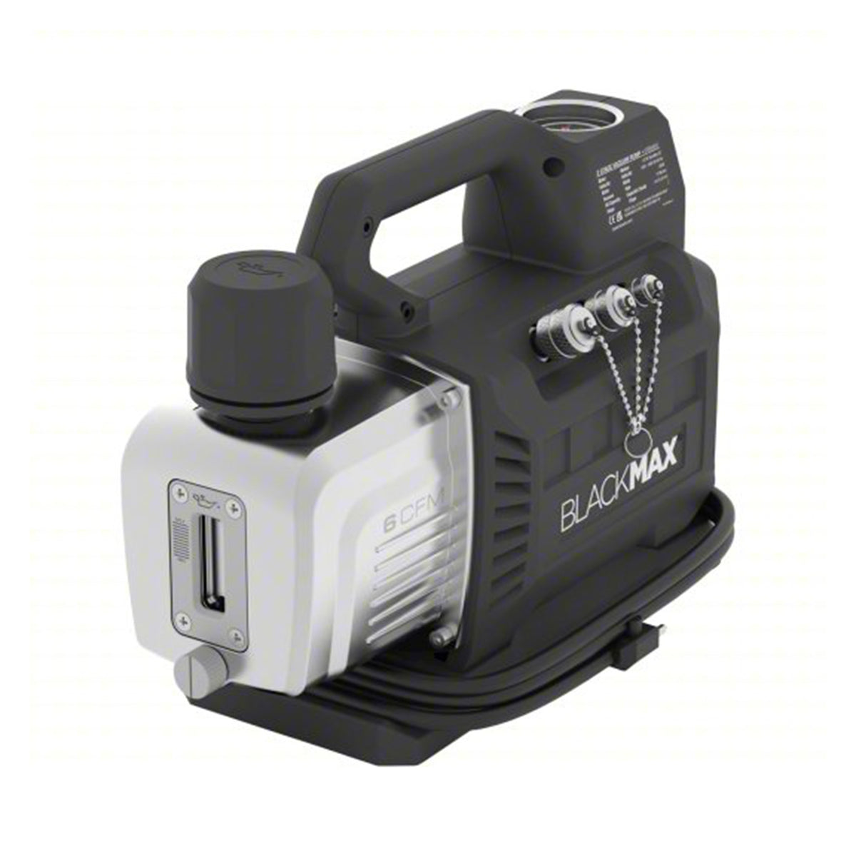 Rheem VPBM6V Blackmax Series 6 Cfm Vacuum Pump, Two-Stage, Dc (115/240V), Solenoid Valve (A2L Compatible)