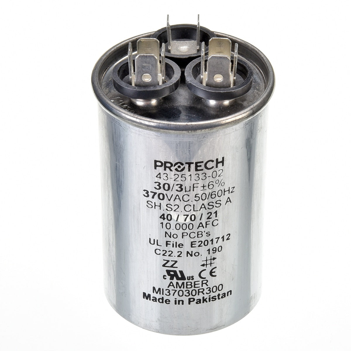 Rheem 43-25133-02 30/3/370 Dual Round Metal Finish