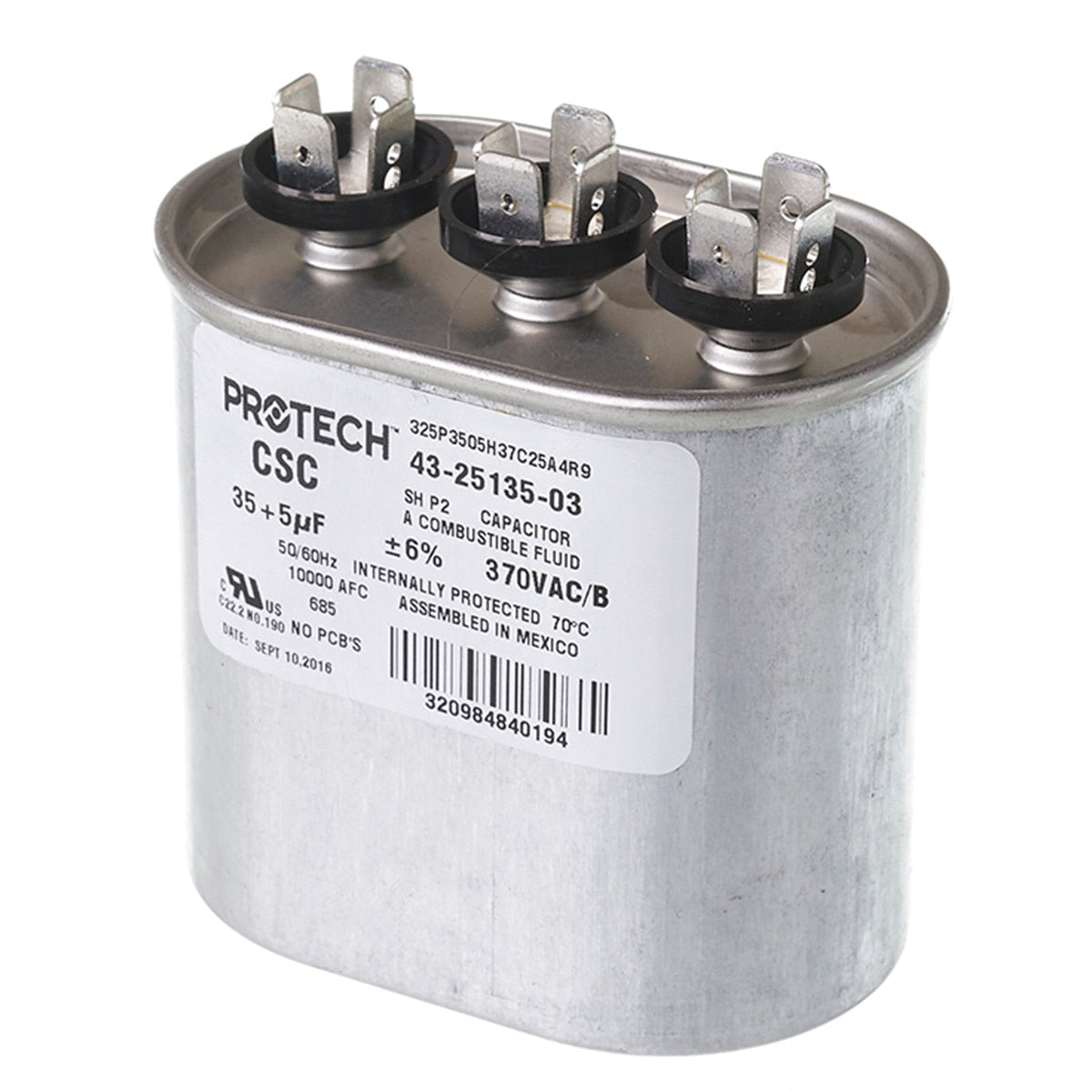 Rheem 43-25135-03 35/5/370 Dual-Oval Metal Finish
