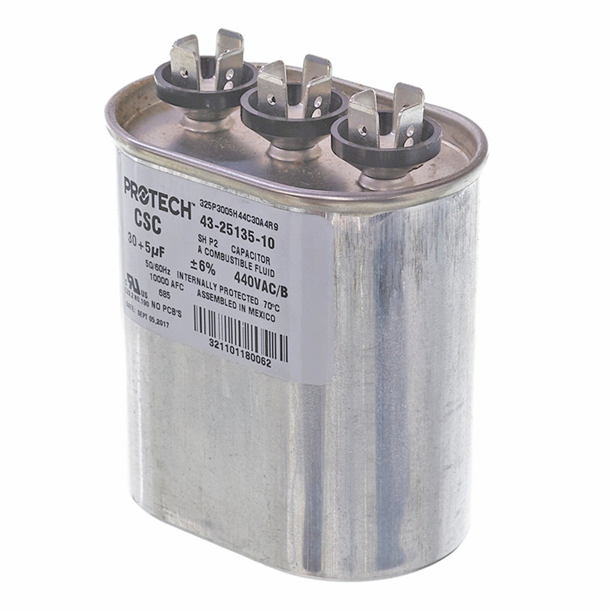 Rheem 43-25135-10 30/5/440 Dual-Oval Metal Finish