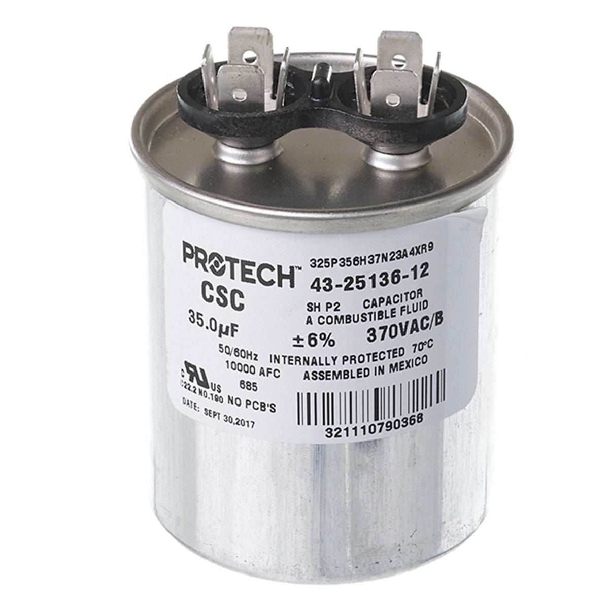 Rheem 43-25136-12 Capacitor 35/370