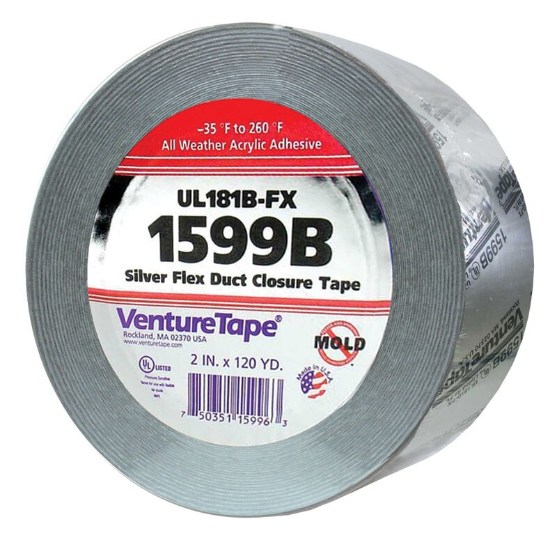 Rheem 864034 Silver Tape - 2 in X 120 Yds