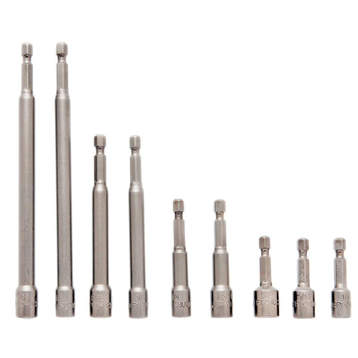 Rheem 10113 Magnetic Hex-Drive Chuck Set - 9-PIECE