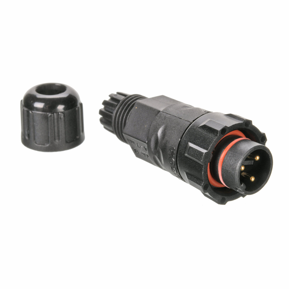 Rheem 17592 Mini Series 3pin Male Plug with Socket Field Installable 180°(lock Bayonet)
