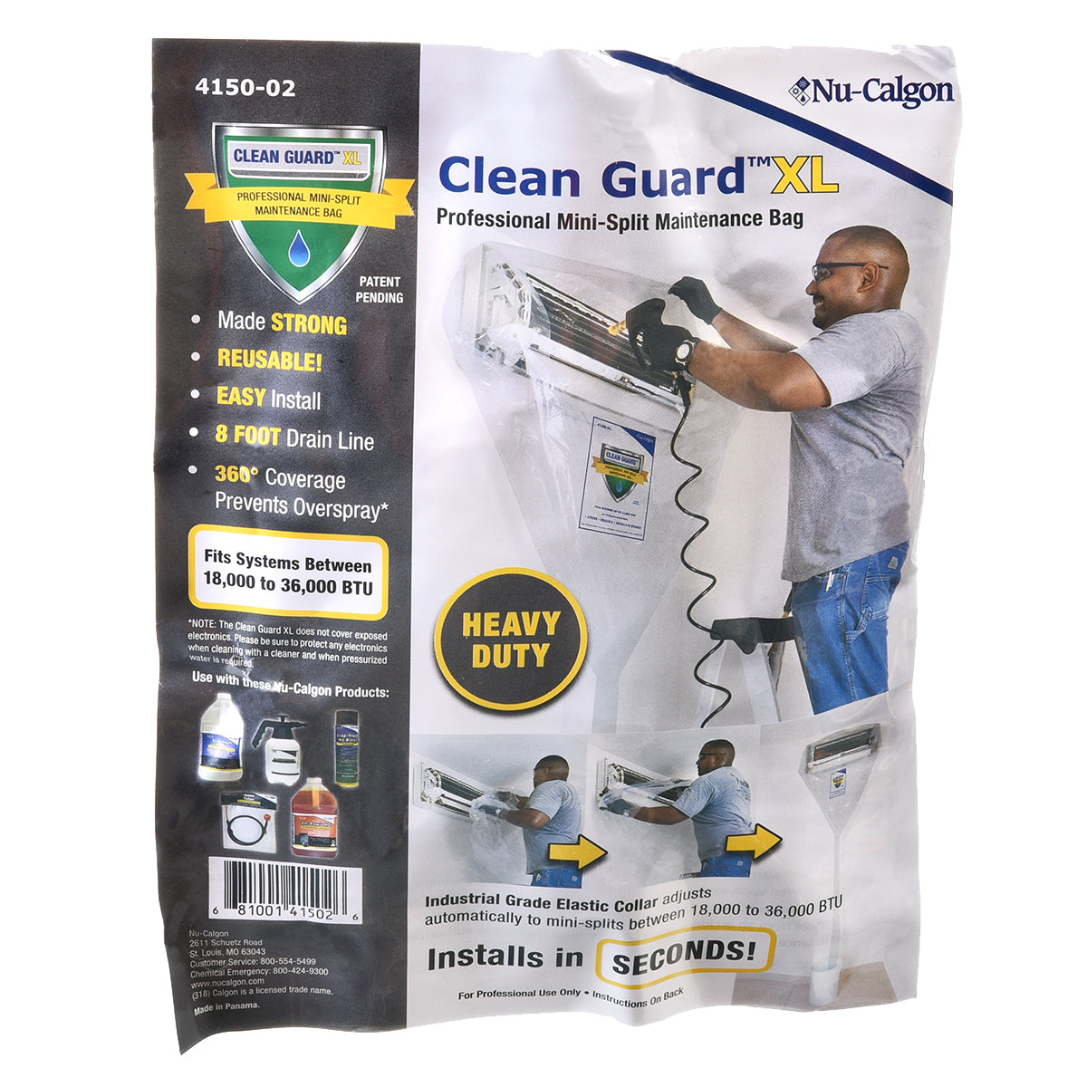 Rheem 4150-02 Clean Guard Xl Mini-Split Maintenance Bag (1.5 - 3 Tons)