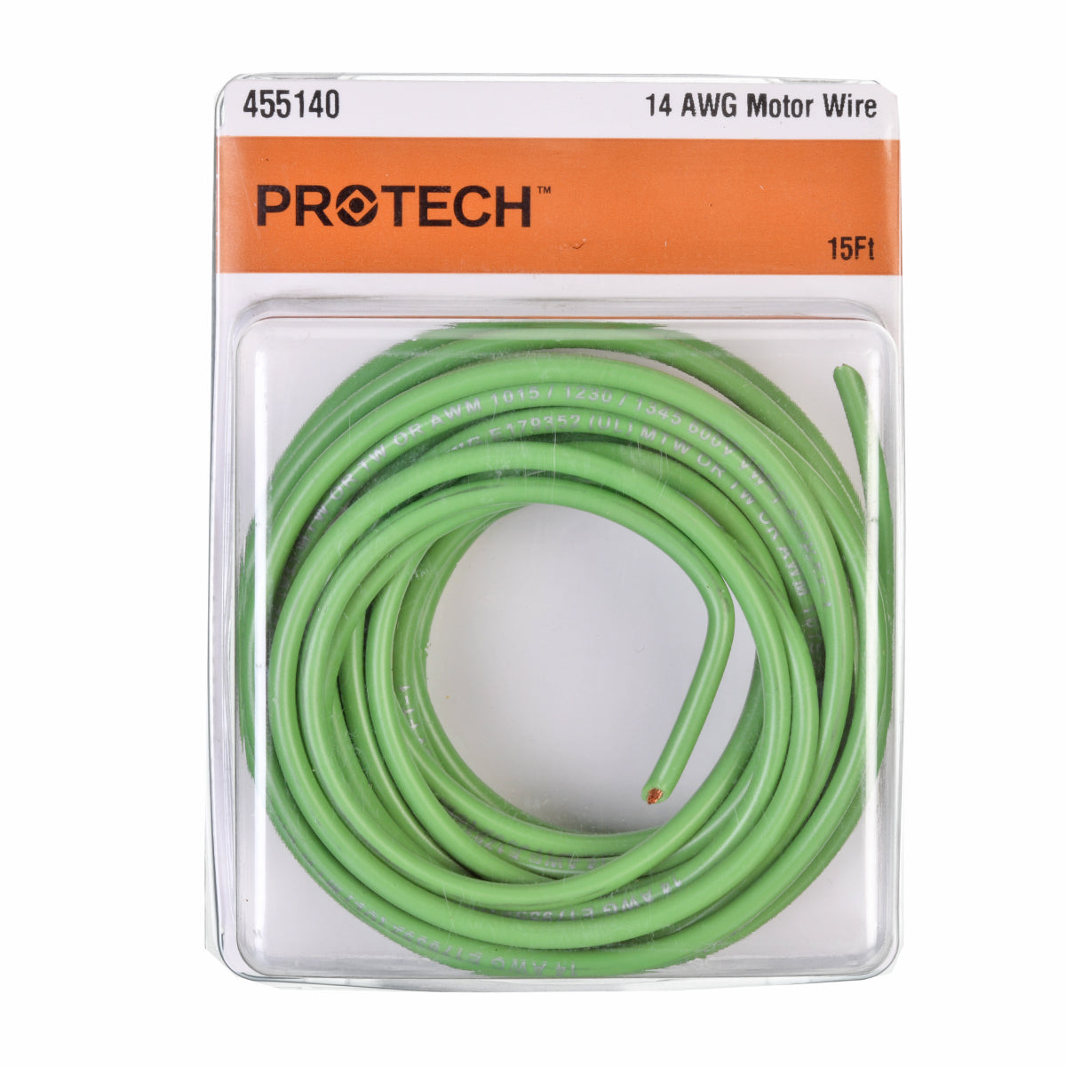 Rheem 455140 14 Awg 15FT Motor Hook-Up Wire Green