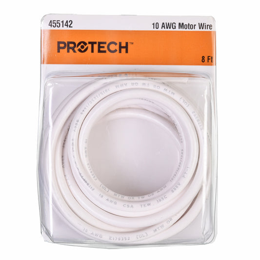 Rheem 455142 10 Awg White Wire - 8FT