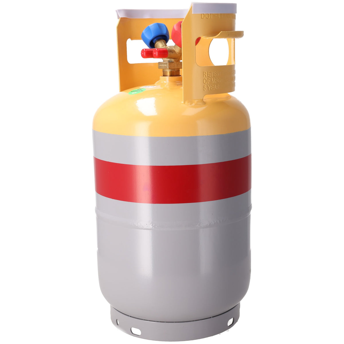 Rheem 62010-A2L Refrigerant Recovery Tank 30 Lb W/o Float Sw and 1/4 in. Fl-M (Lh) Connection