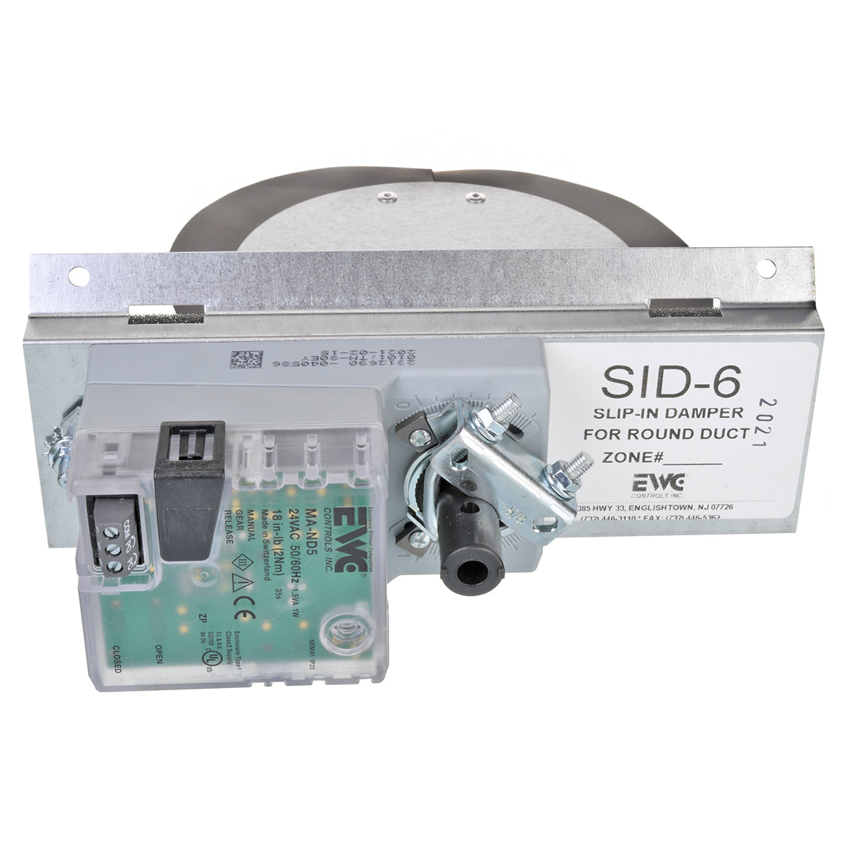 Rheem 6SID Damper - Round Slip in 6 in.