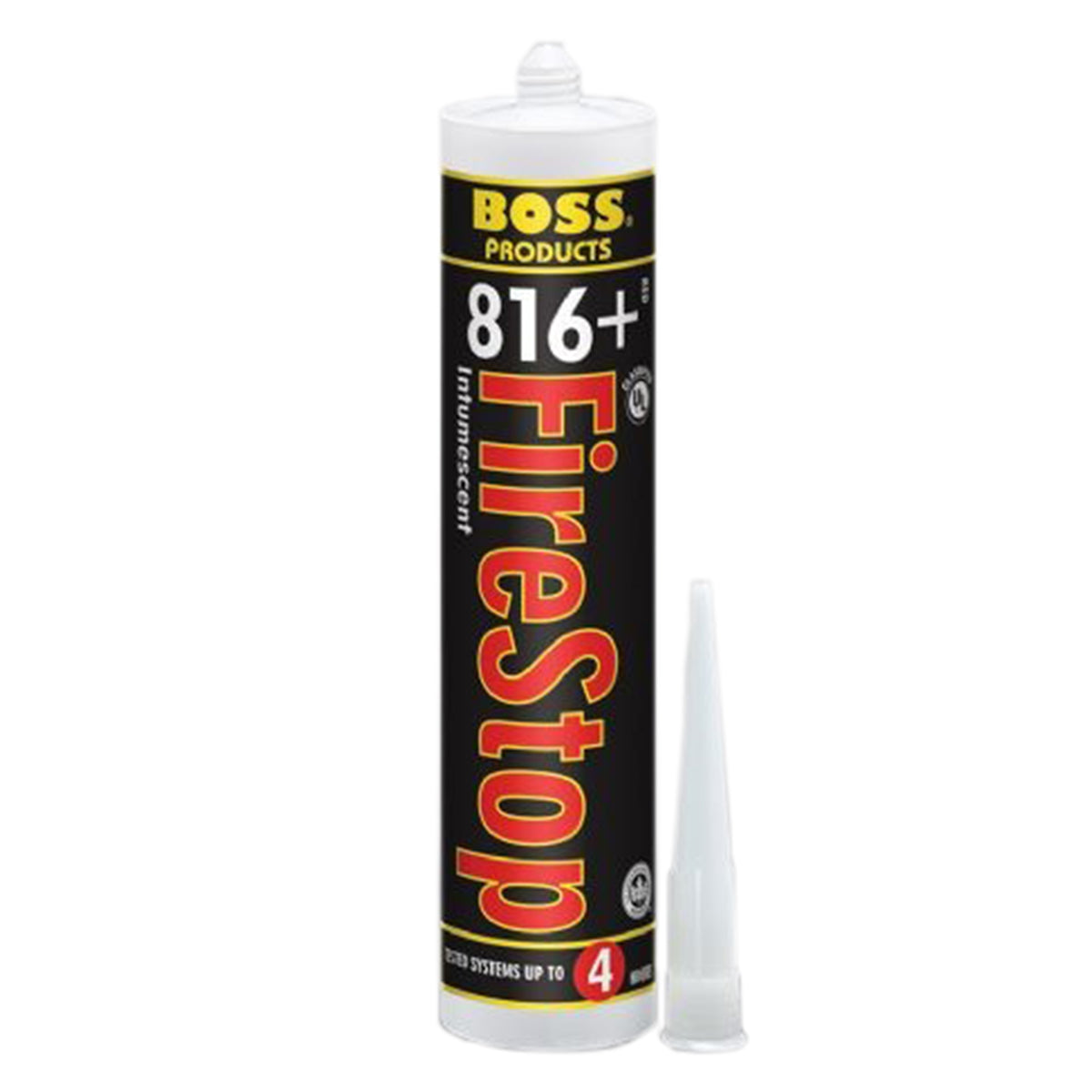 BOSS 81612 Boss Intumescent Firestop Sealant (10 Oz. Cartridge, 12/CS)