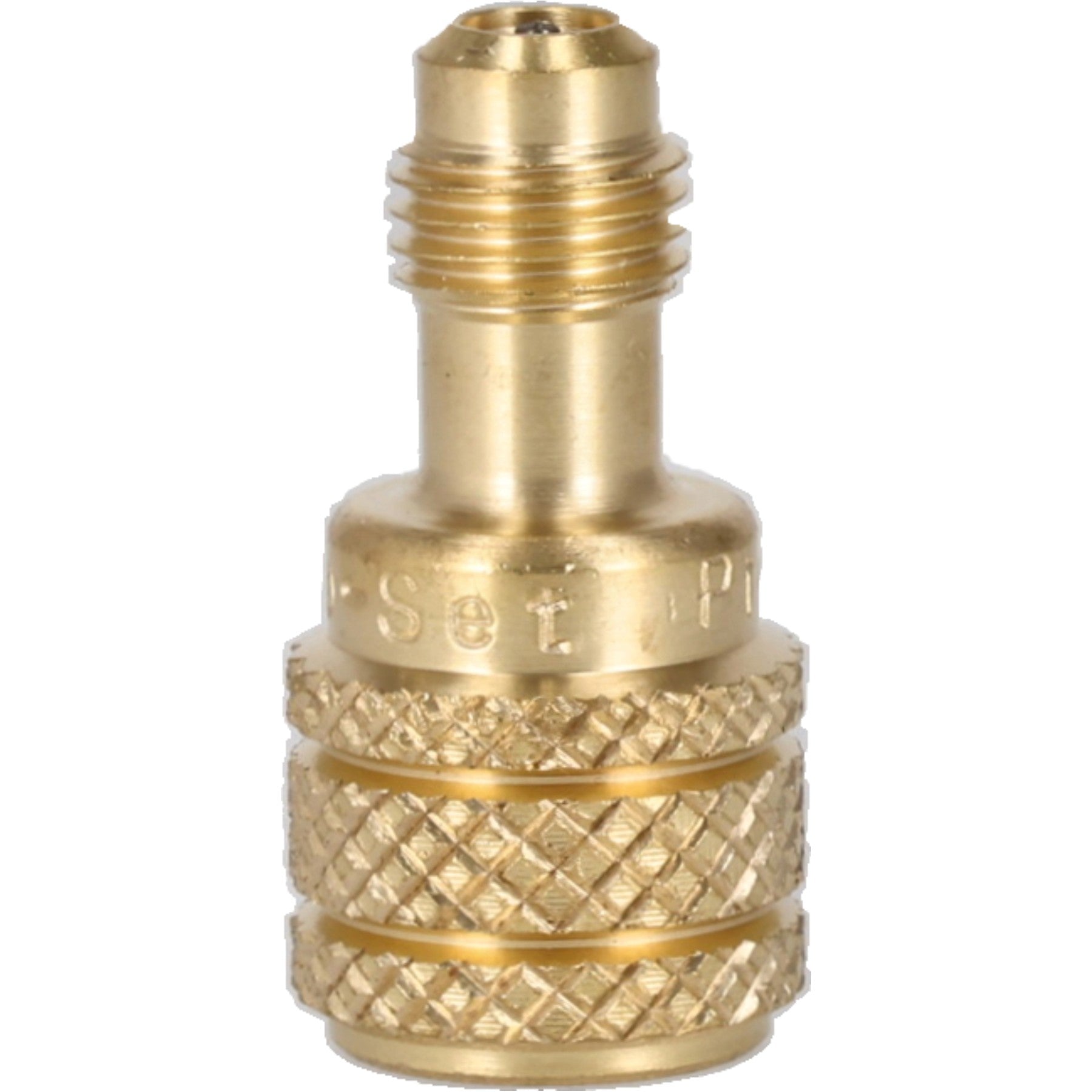 Rheem AD44LH Hose Adapter for A2L Refrigerant Tanks - 1/4 in. Left-Handed