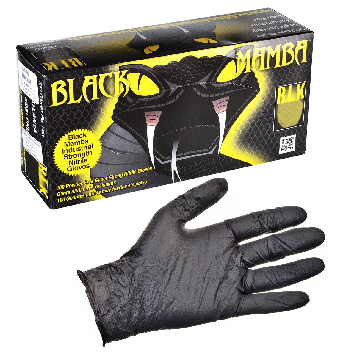 Rheem BLK-130 Gloves - Blk Mamba Pwdrfree-Xl