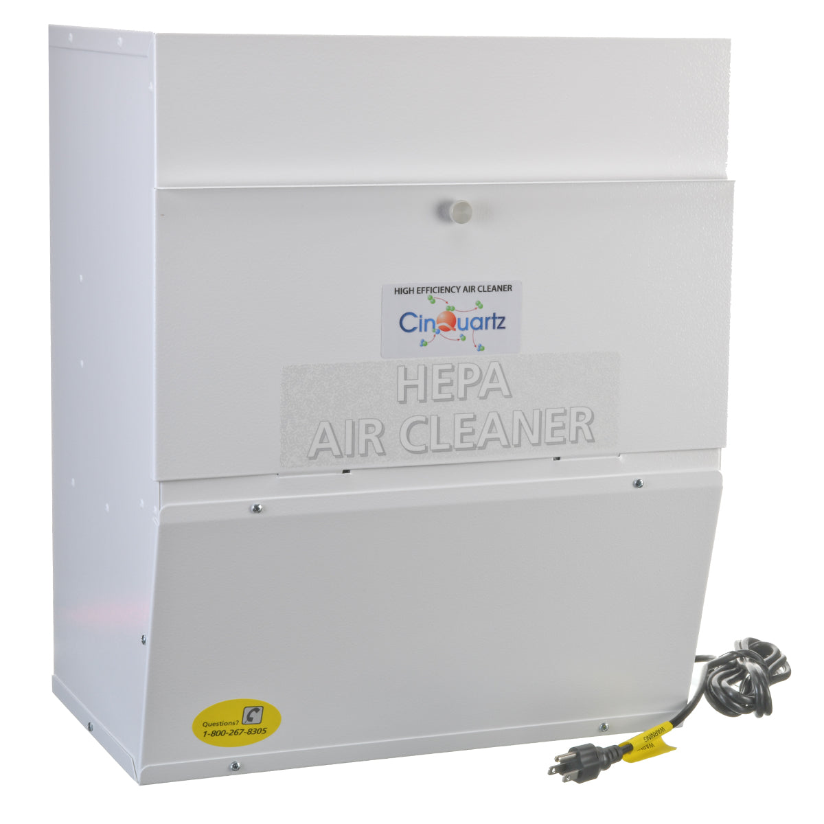 Rheem CQAHEPADM400VSGR Duct-Mount Hepa Air Cleaner W/built-in Grilles - White