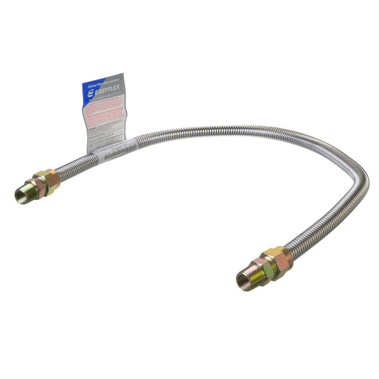 Rheem EFGC-012-SS-1010-36 Gas Connector - 1/2 in. Male Npt X 1/2 in. Male Npt X 36 in. Long