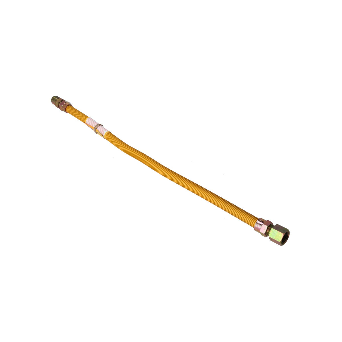 Rheem EFGC-038-YE-1010-24 Gas Connector - 1/2 in. Male Npt X 1/2 in. Male Npt X 24 in. Long
