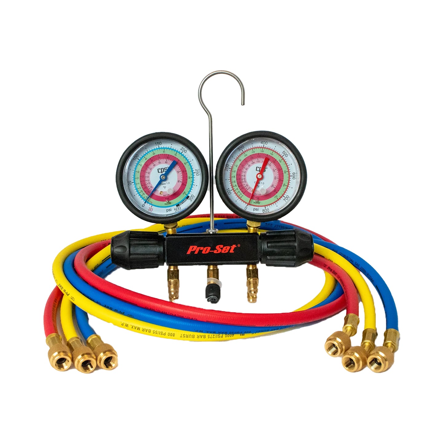 Rheem MT2A7P5 Pro-Set Series 2-VALVE Manifold - R-454B, 32, 410A, 3-1/8 in., 1% Gauges (A2L Compatible)