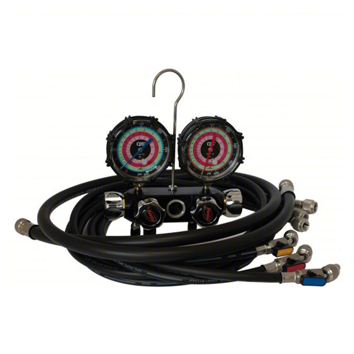 Rheem MV4A4P5Z Blackmax Series 4-VALVE Manifold - R-454B, 32, 410A, 3-1/8 in., 1% Gauges (A2L Compatible)