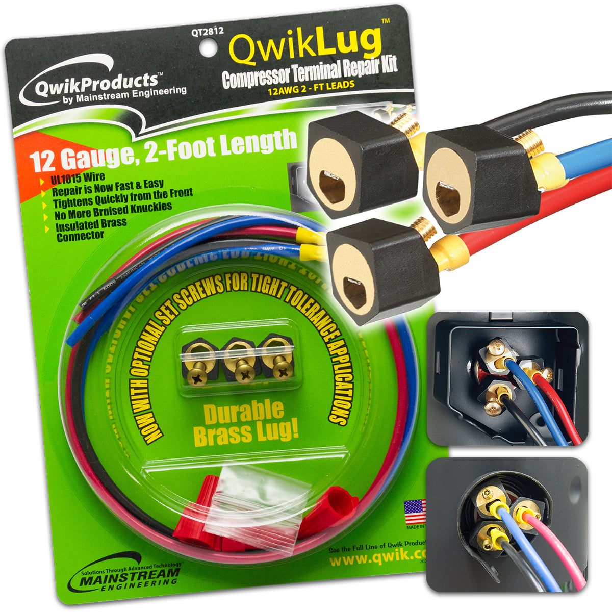 Rheem QT2812 Qwiklug Cmprssr Term Repair Kit (12 Awg