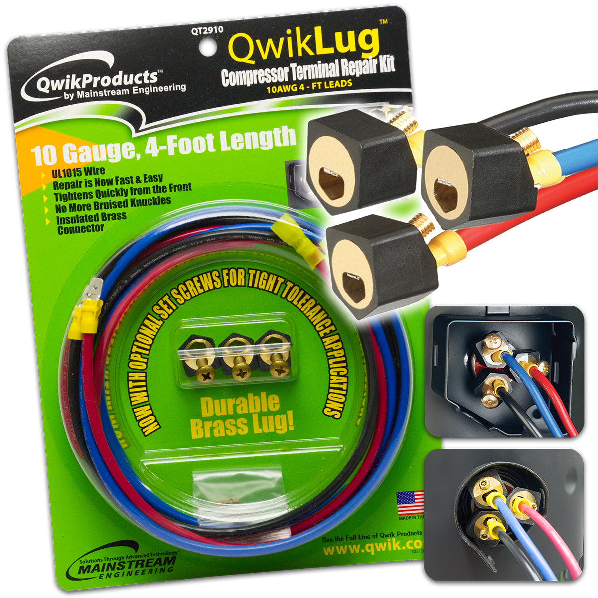 Rheem QT2910 Qwiklug Cmprssr Terminal Repair Kit (10