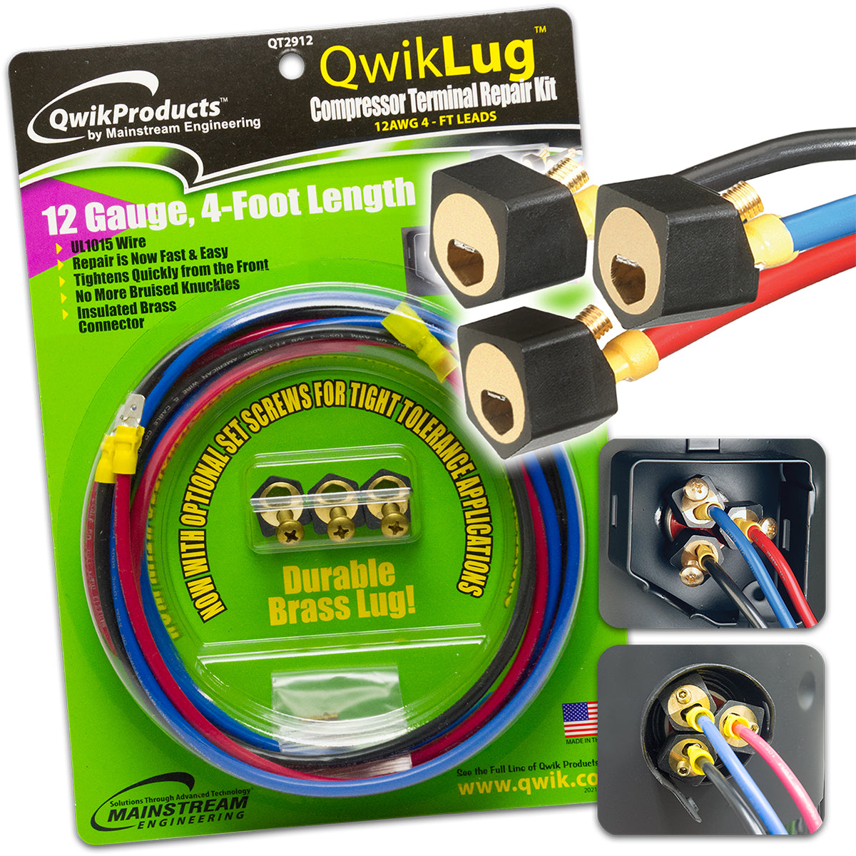 Rheem QT2912 Qwiklug Cmprssr Terminal Repair Kit (12