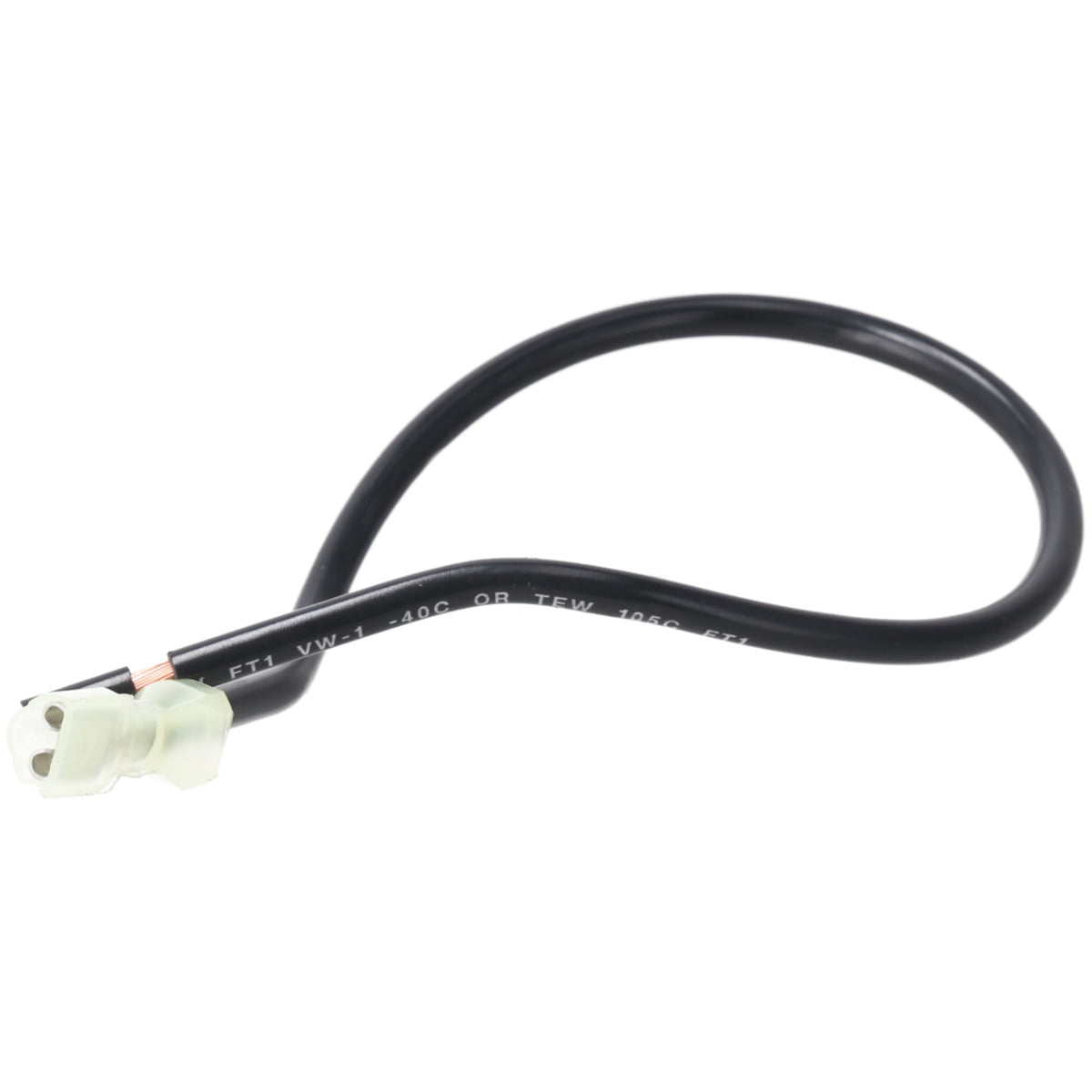Rheem RTE10036 Wire, 10AWG, Black, Qc Fem/bare, 12.50 in. Long