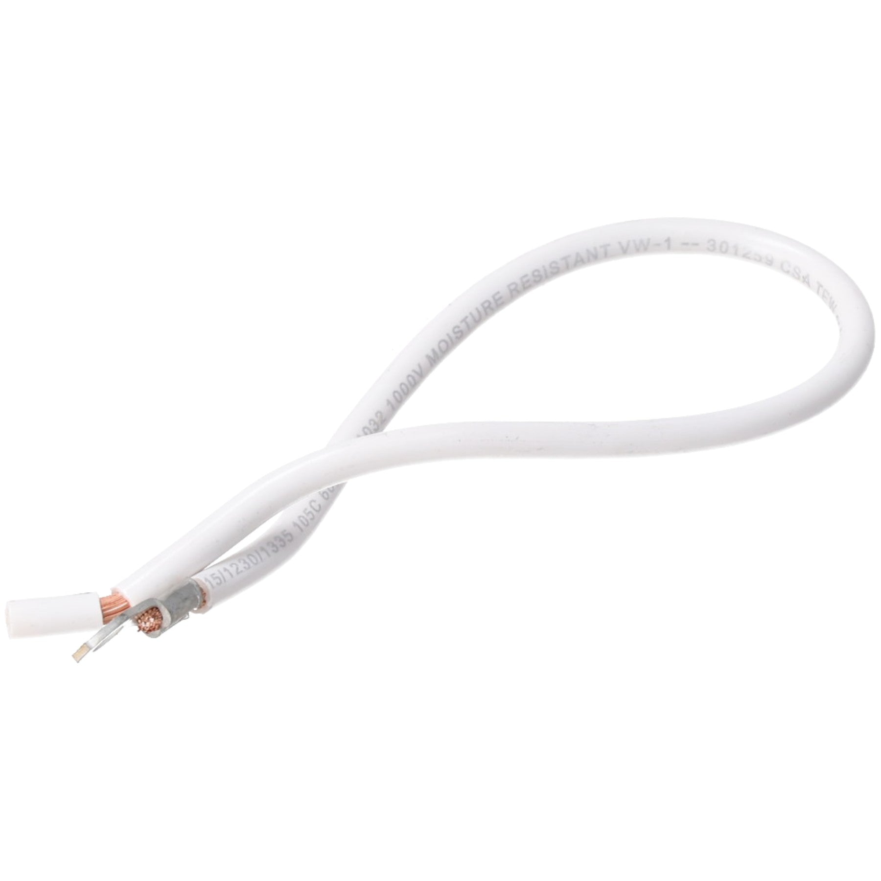 Rheem RTE10039 Wire, 10AWG, White, Ring/bare, 10.00 in. Long