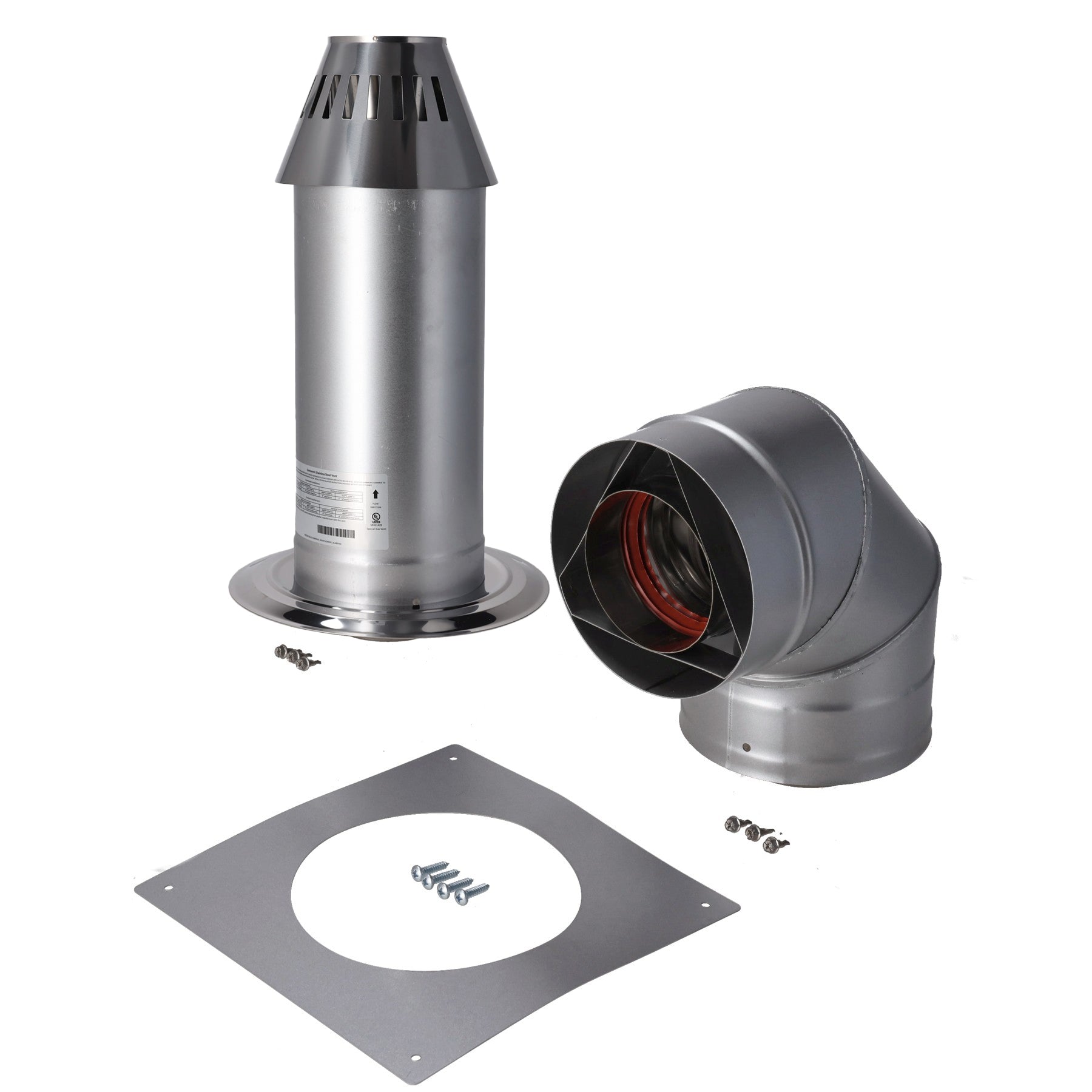 Rheem RTG20291-1 Horizontal Vent-Cone Termination Kit (2 in. X 6 in. Wall)