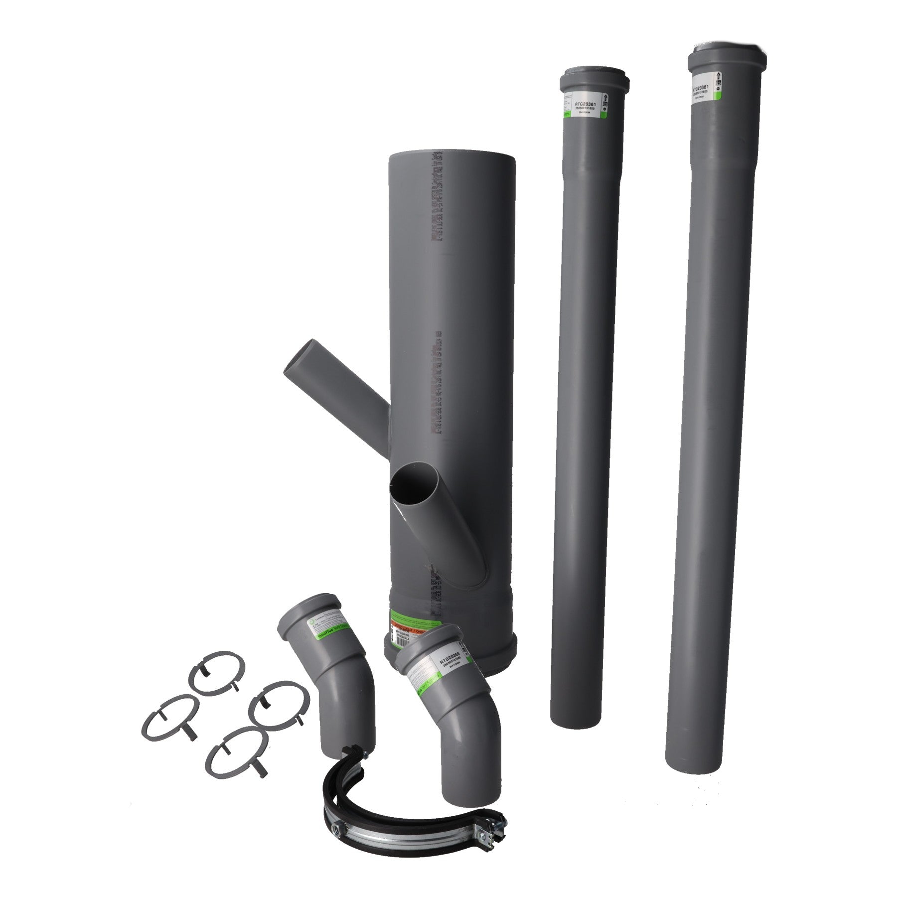 Rheem RTG20352A 6" Back to Back Extension Exhaust Kit