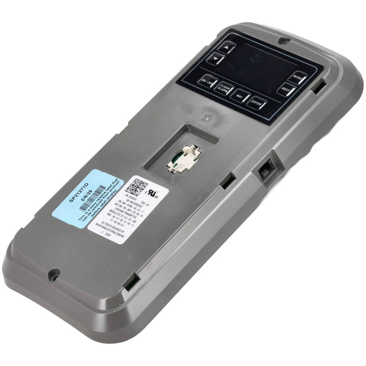 Rheem SP21271D Display Control Replacement Kit for Hpwh Gen 5 (80 Gal 240V Elements and Compressor)
