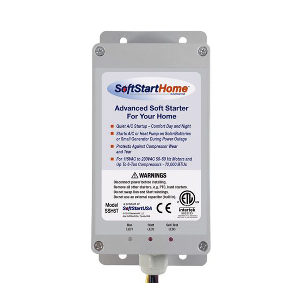 Rheem SSH6T Softstarthome Soft Start for Systems Up to 6 Tons (72,000 Btu)