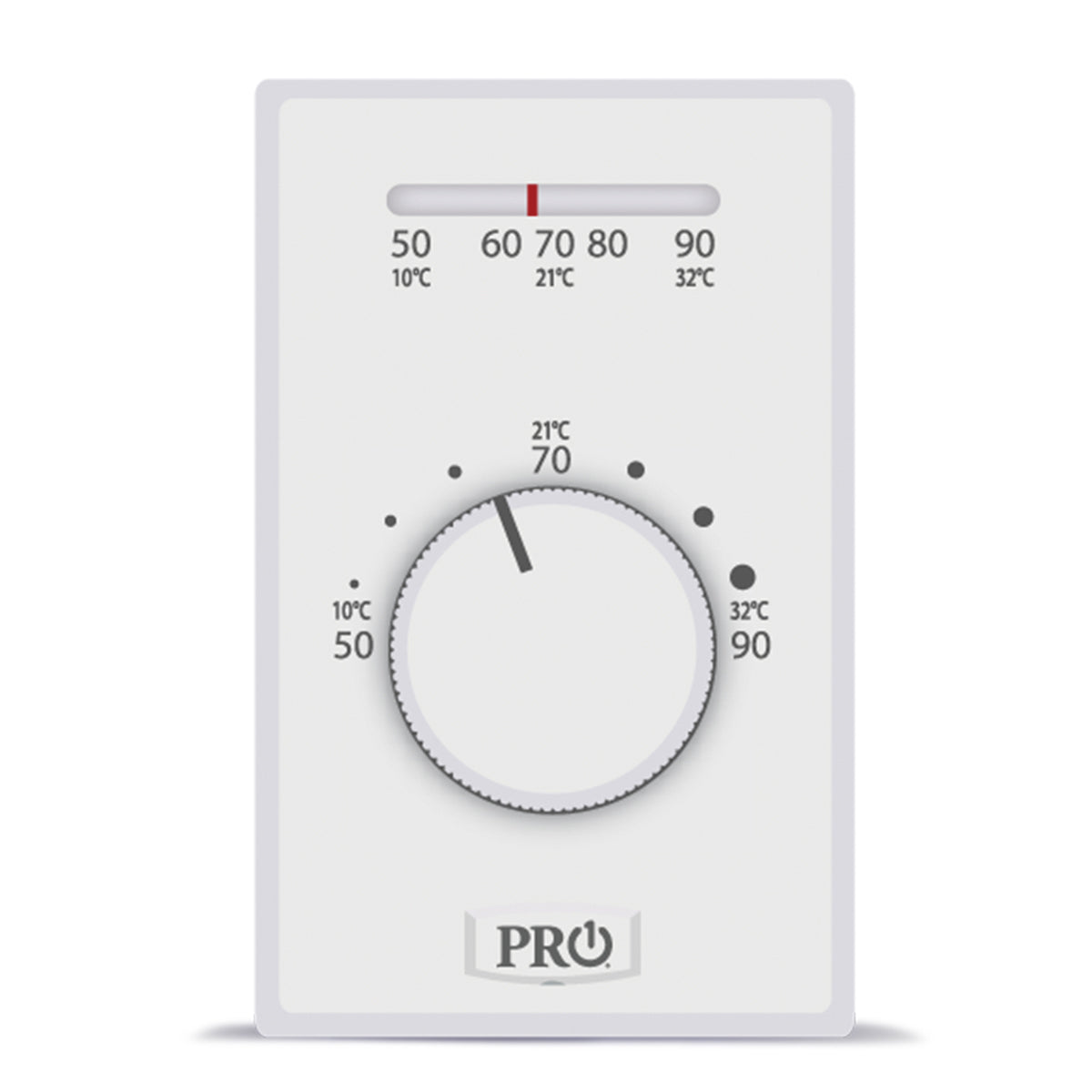 Rheem T501ML2-1PK Mechanical Non-Programmable Thermostat - Heat Only - 2-WIRE Electric Heat