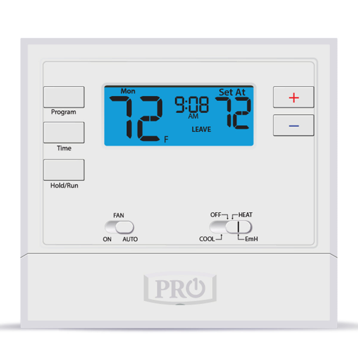Rheem T625-2-1PK PRO1 T625-2 Programmable Thermostat (Hp: 2H/1C)