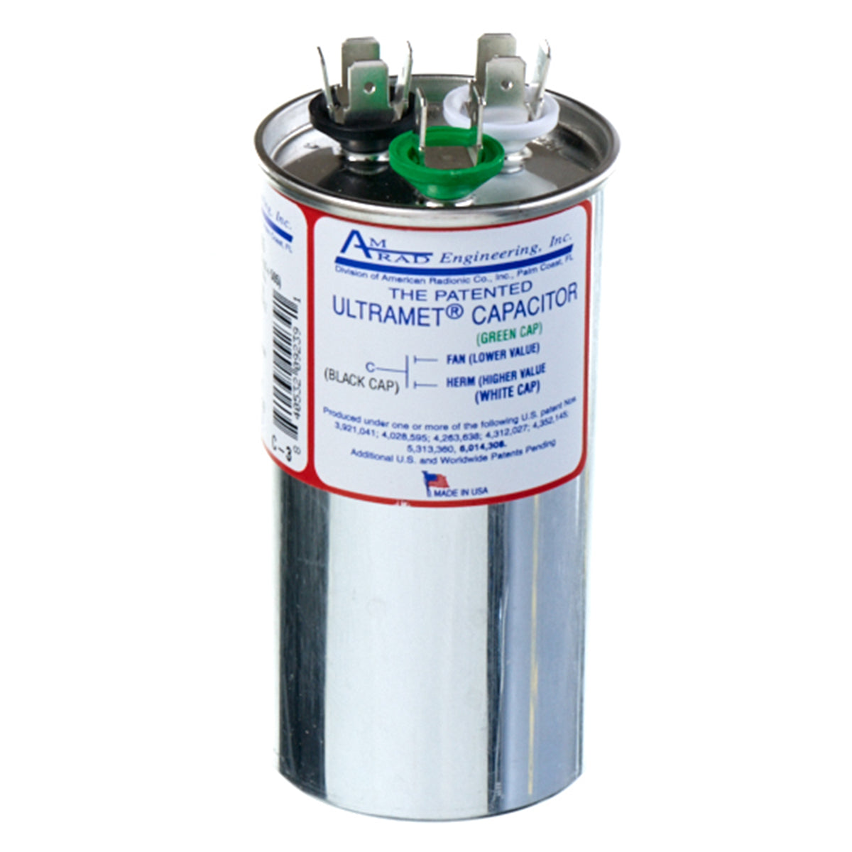 Rheem USA2235 Capacitor (Amrad) - 40/5/440 Dual Round