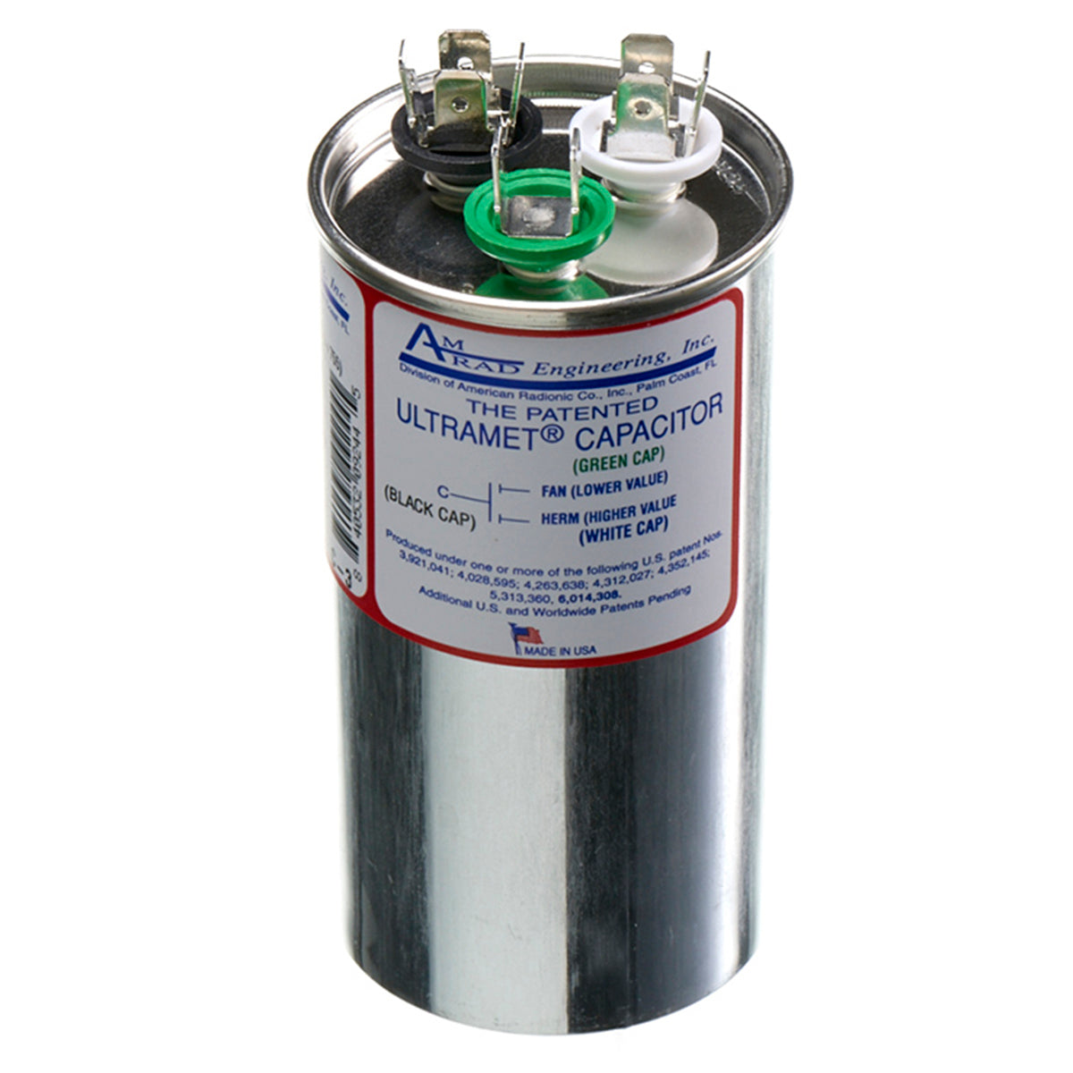 Rheem USA2291 Capacitor (Amrad) - 35/7.5/440 Dual Round