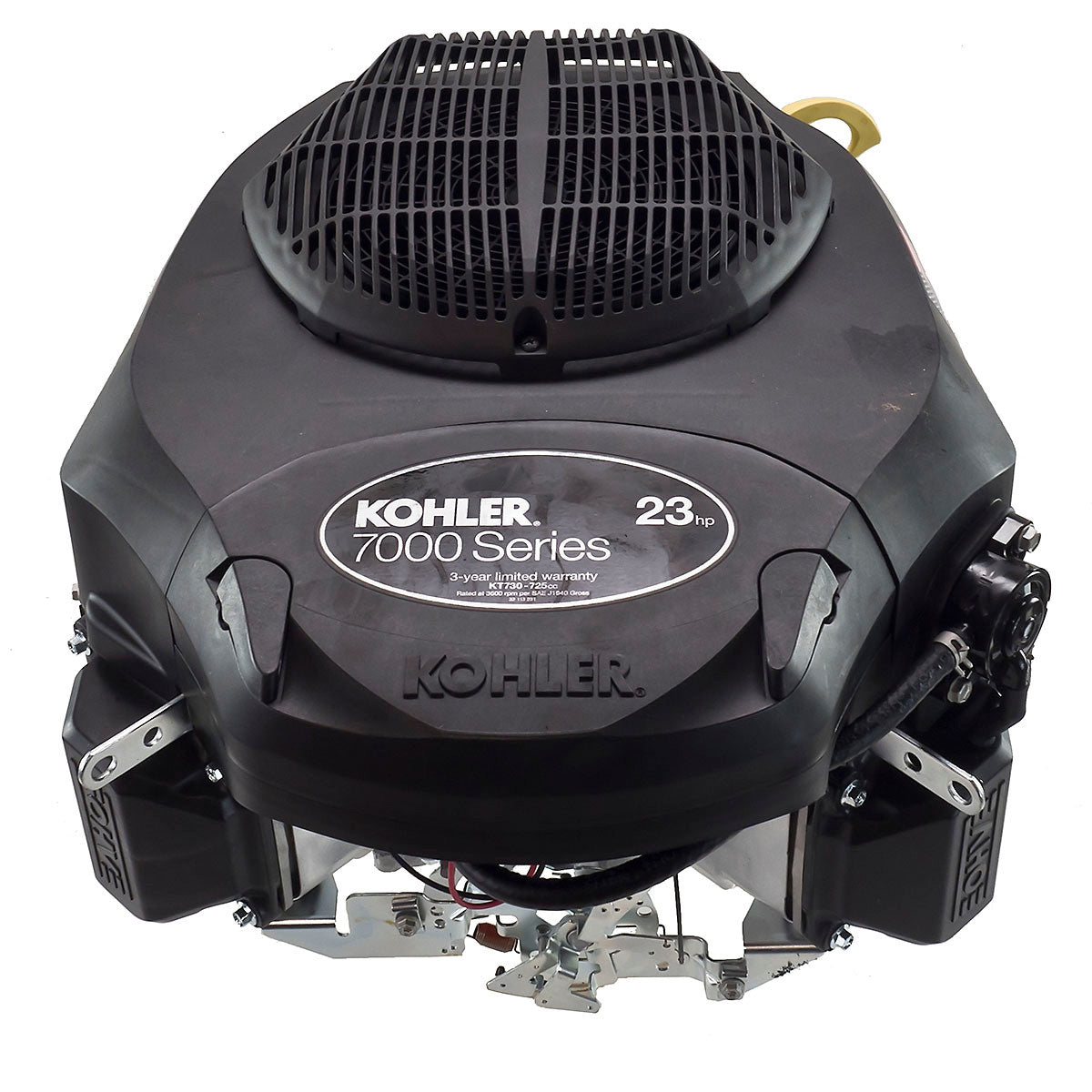 Kohler KT730-3035 23 HP 7000 Series Engine, Vertical 1" x 3-5/32" Shaft, Electric Start, 15 Amp Alternator, Fuel Pump (Made for Country Clipper)
