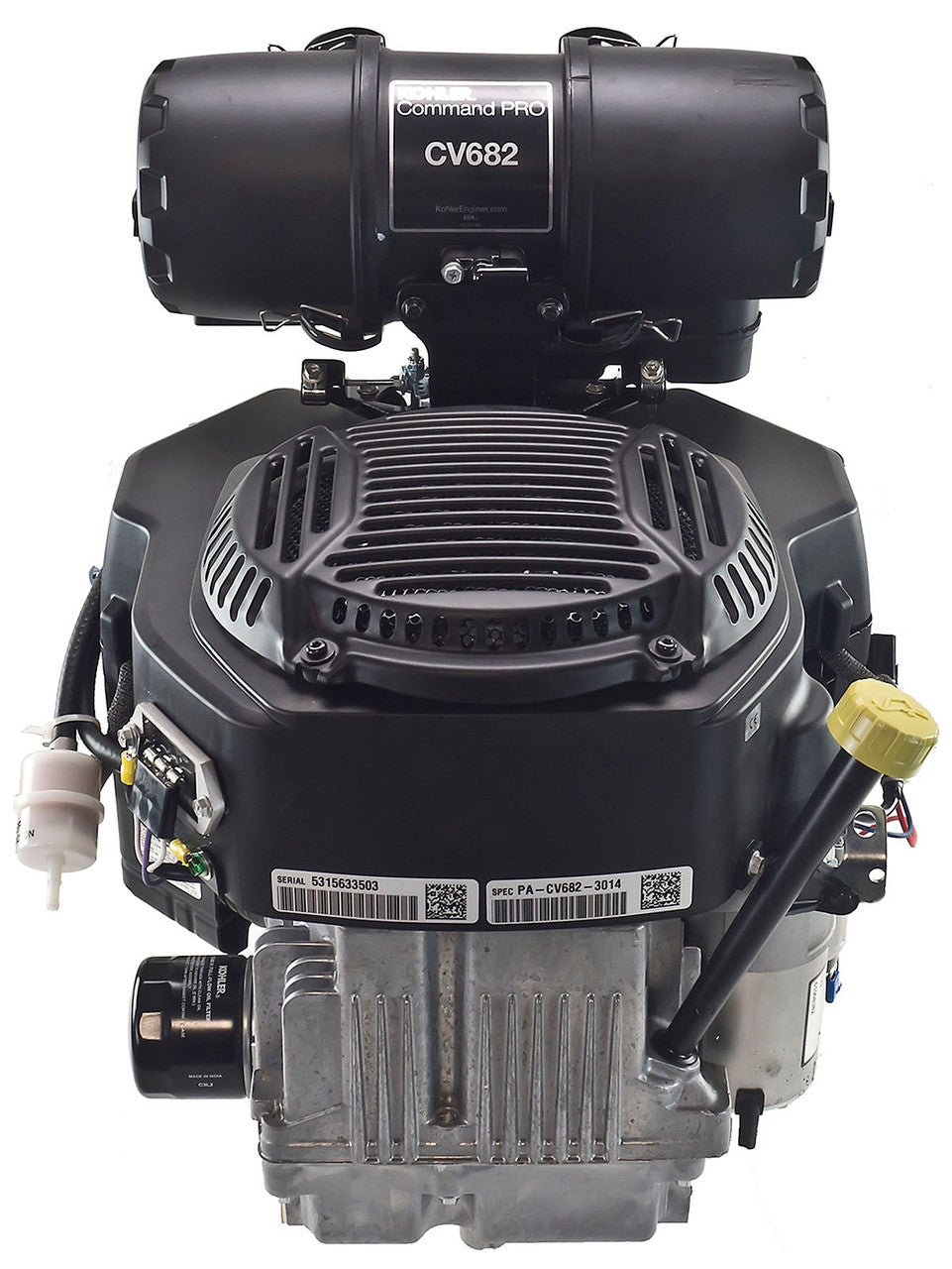Rehlko (formerly Kohler) PA-CV682-3014 23 HP Command PRO Vertical Engine, 1-1/8" x 4" Shaft, Snorkel Air Cleaner (for Exmark)