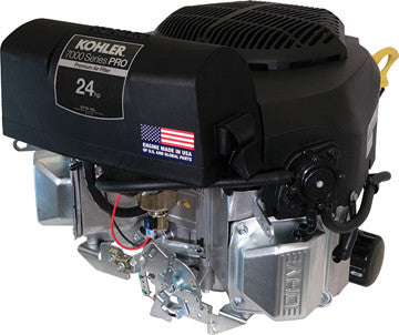Kohler PA-KT735-3081 24 HP 7000 Series Engine, Vertical 1" x 3-5/32" Shaft, Overhead Valve Electric Start, 15 Amp Alternator, Fuel Pump, Oil Filter