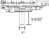 1 x 3-5/32 crankshaft
