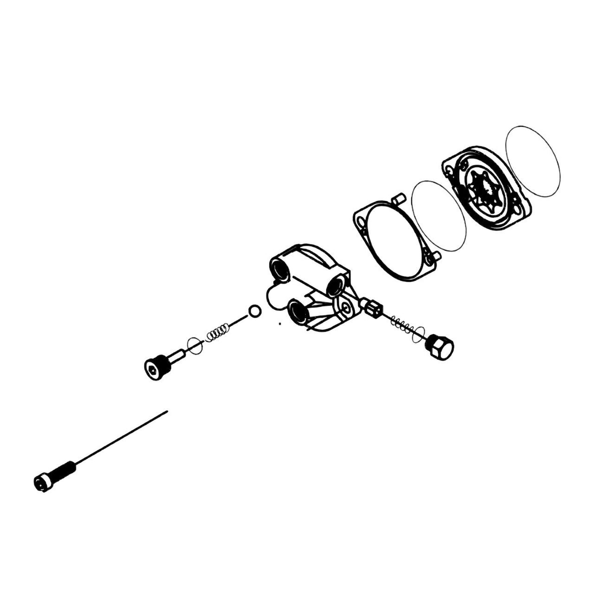 Hydro-Gear 2510031 Bdu21L Charger Pump Kit