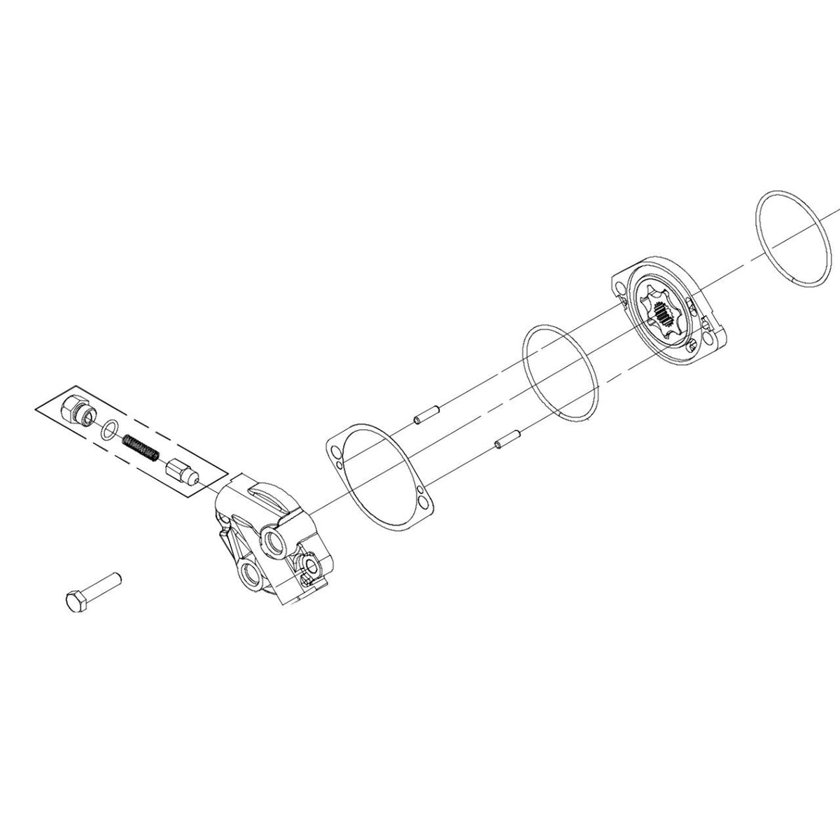 Hydro-Gear 2510080 Charger Pump Kit