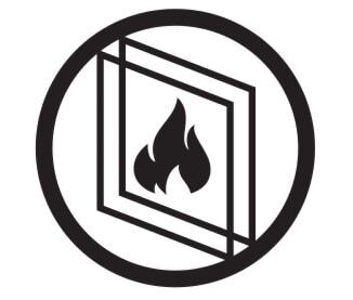 Heat & Glo GLASS-SS-72 Safe Surface Glass