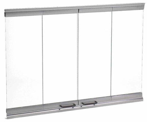 Heat & Glo DM1036S Stainless Steel Glass Bi-Fold Door