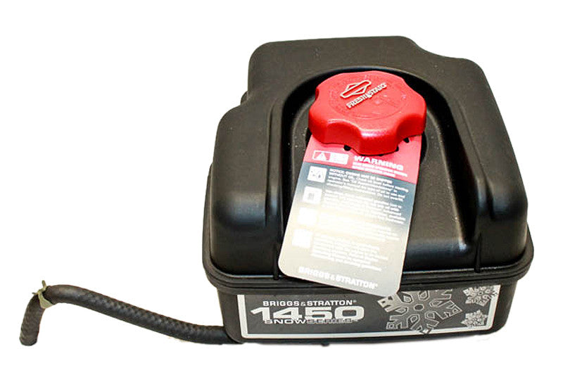 Briggs & Stratton 799863 Fuel Tank Removed From 5.5-12 HP Intek Horizontal Engines, Cap Color May Vary, Engine Parts May Not Include Hose